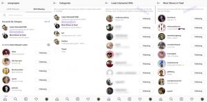 New feature of Instagram - Listing
